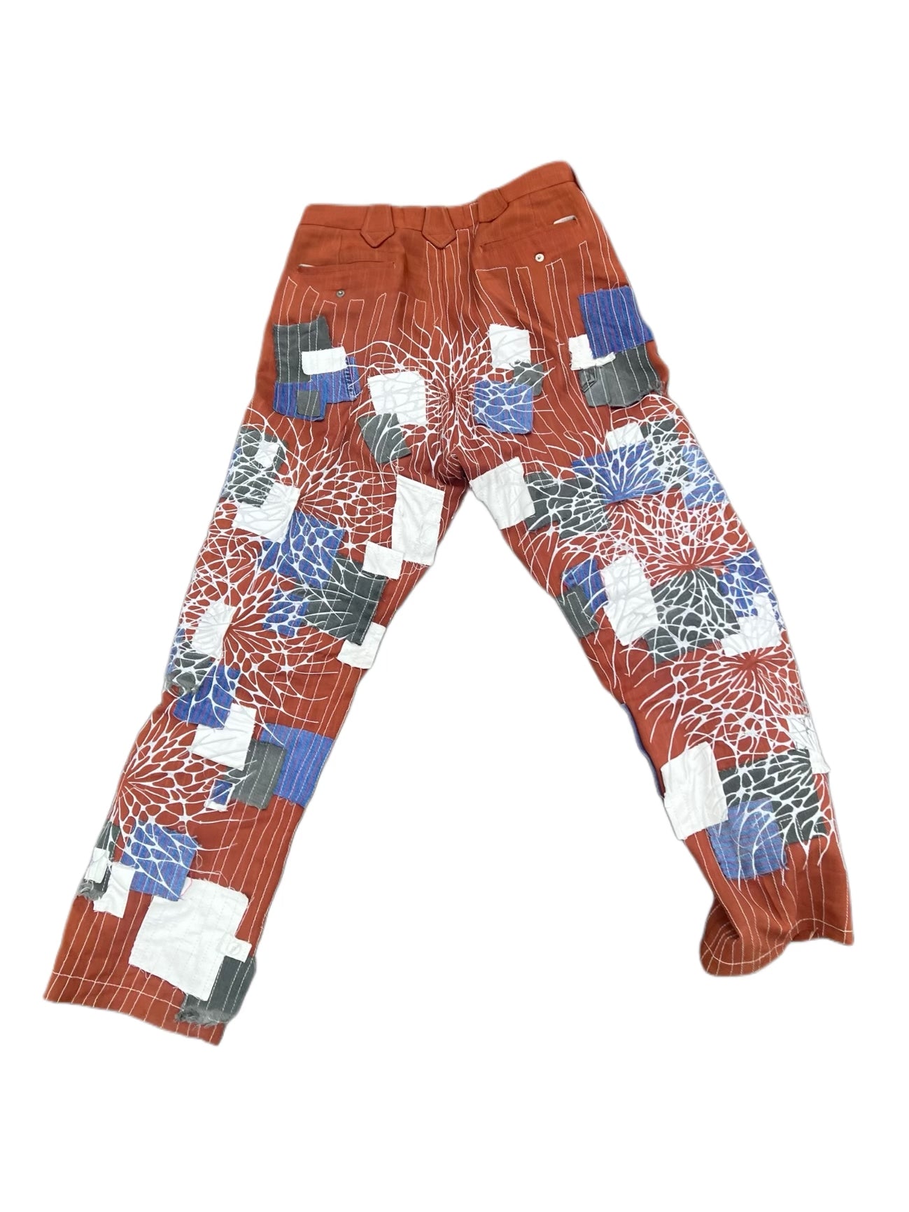 Multi media, vintage cowboy pants