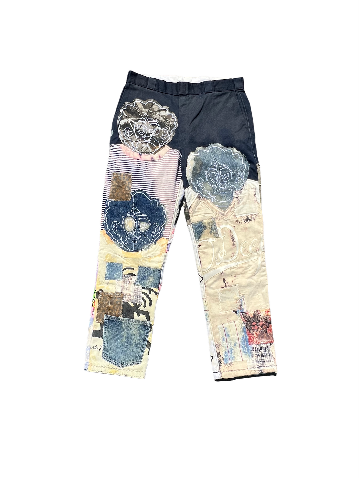 Dylan Brotton X 2020 Graduate patchwork pants